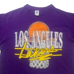 Vintage 90s LA Lakers basketball shirt